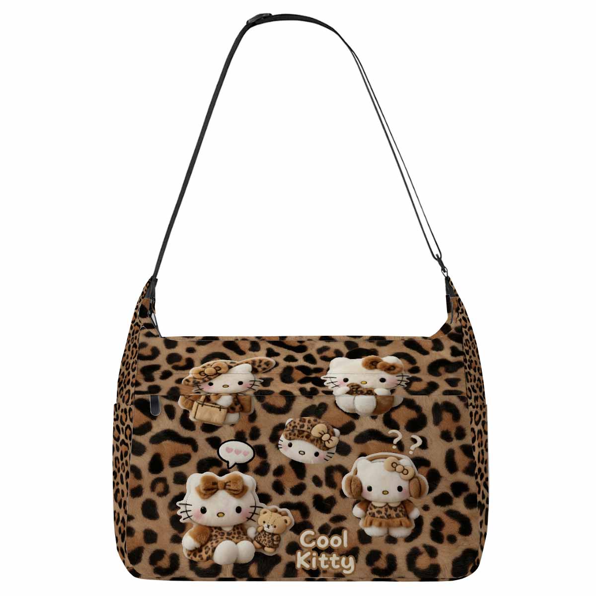 Hello Kitty Leopard Messenger Bag