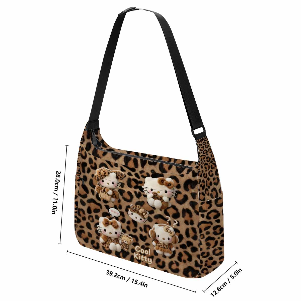 Hello Kitty Leopard Messenger Bag