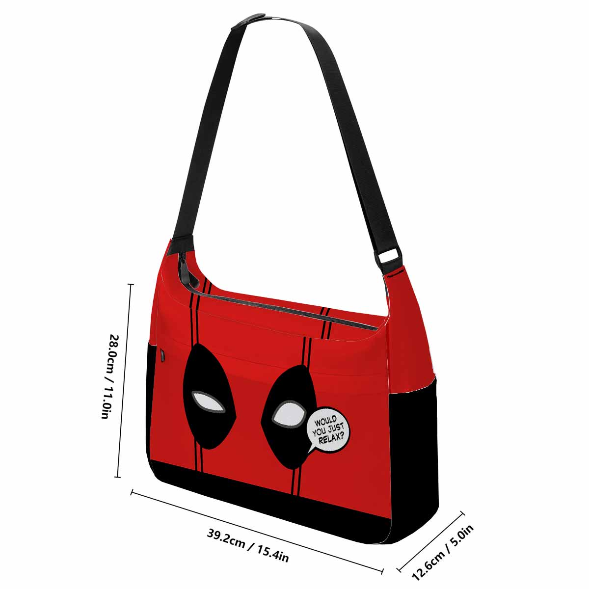 Deadpool Would You Just Relax Messenger Bag