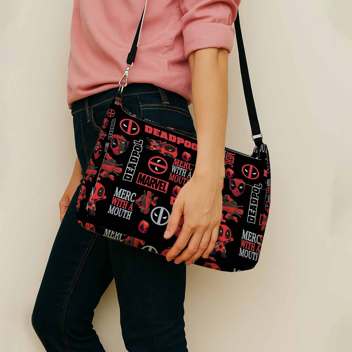 Deadpool Merc with a Mouth Messenger Bag