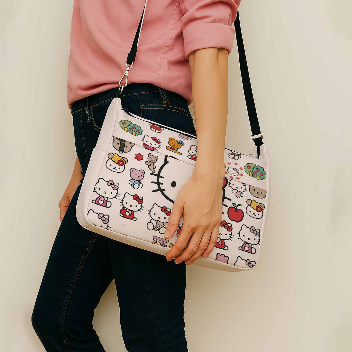 Hello Kitty Cute Pink Messenger Bag