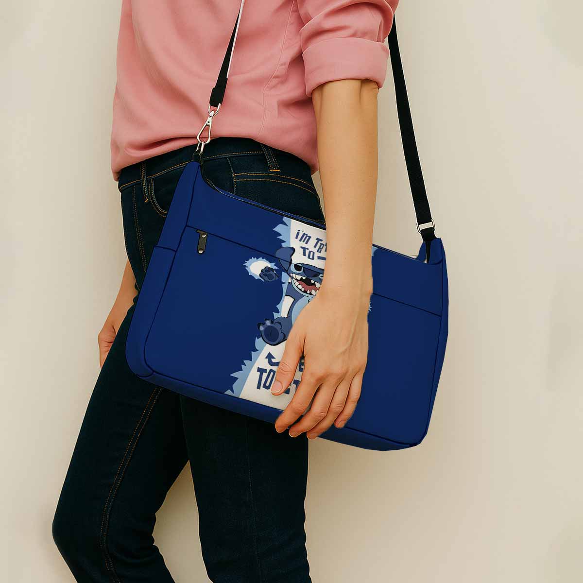 Stitch Keep it Together Messenger Bag