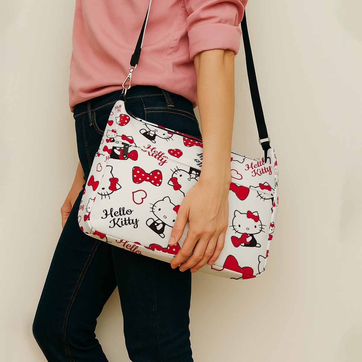 Hello Kitty Red Bow Messenger Bag