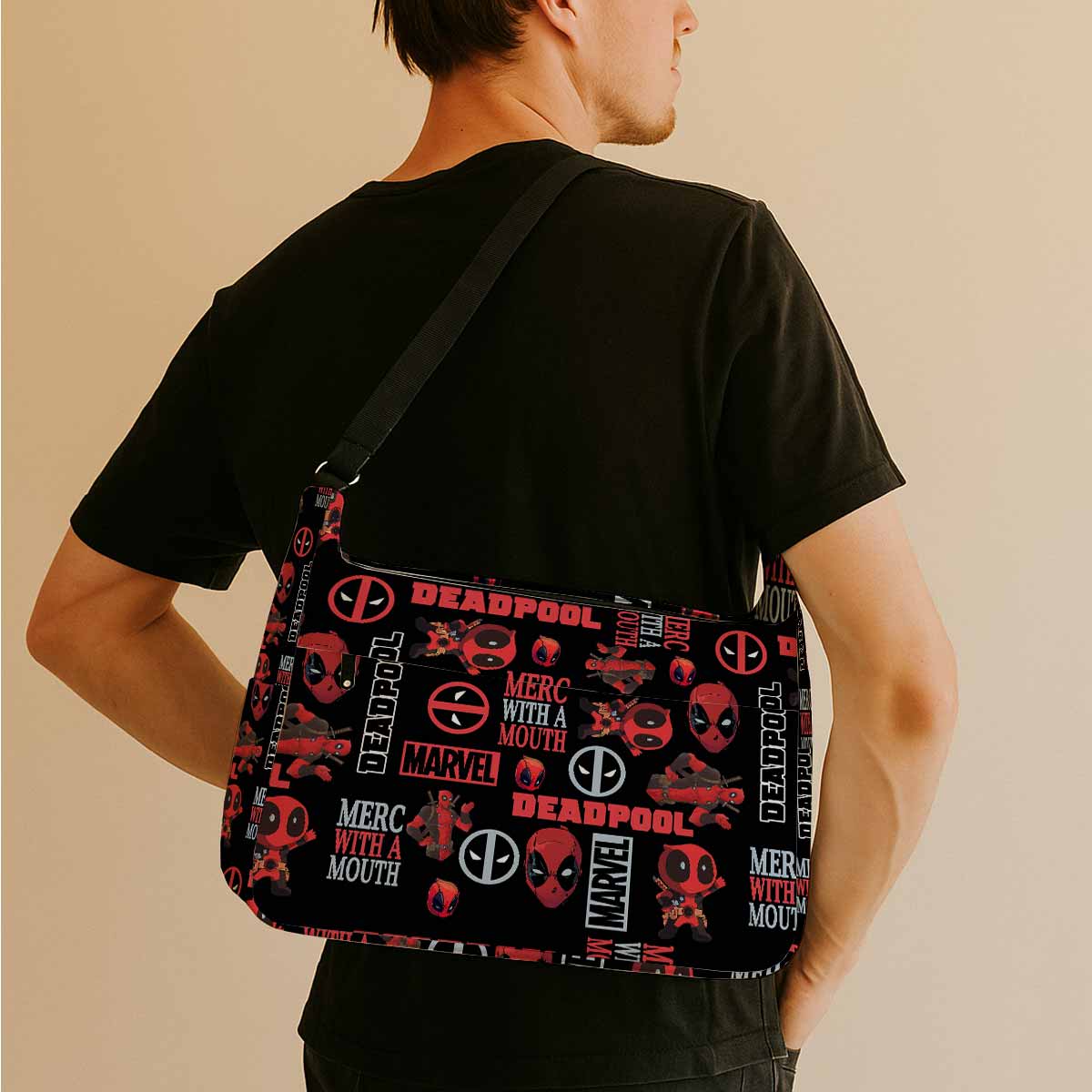 Deadpool Merc with a Mouth Messenger Bag