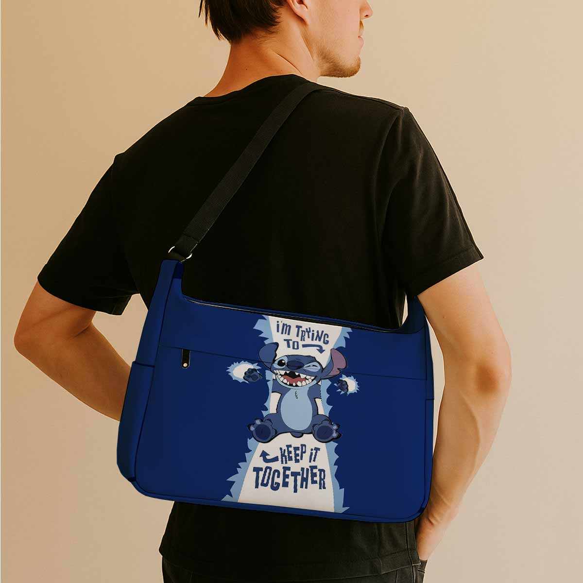 Stitch Keep it Together Messenger Bag