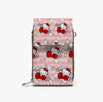 Hello Kitty Cute Bow Mobile Phone Chest Bag