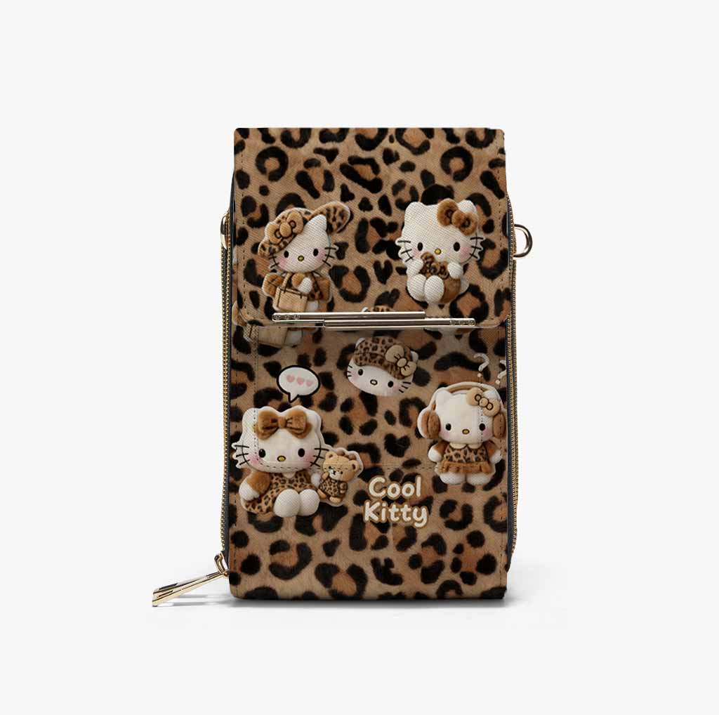 Hello Kitty Leopard Mobile Phone Chest Bag