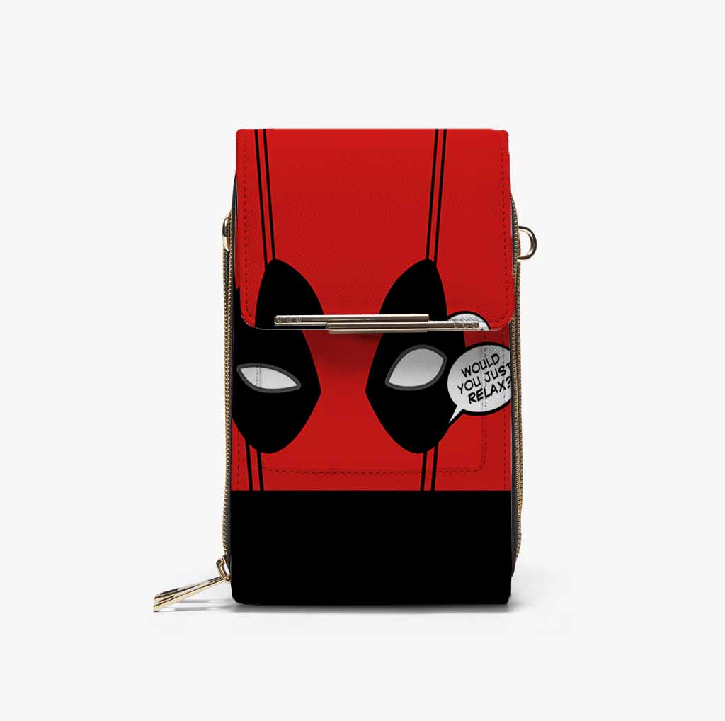 Deadpool Would You Just Relax Mobile Phone Chest Bag