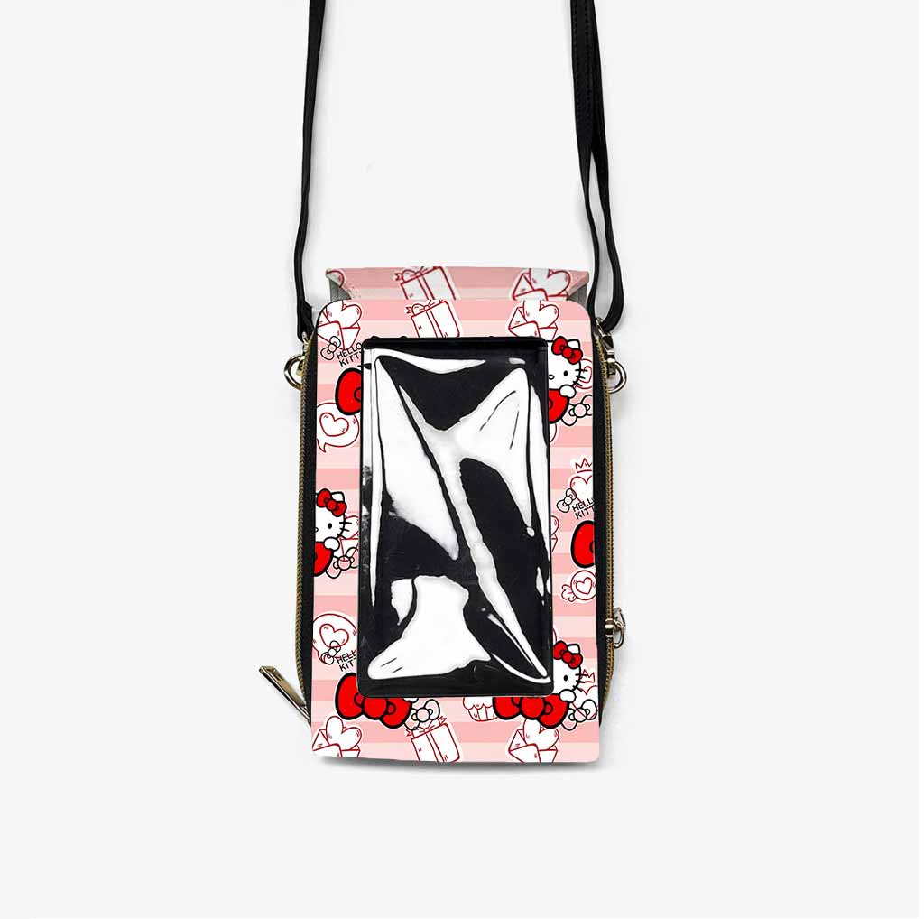 Hello Kitty Cute Bow Mobile Phone Chest Bag