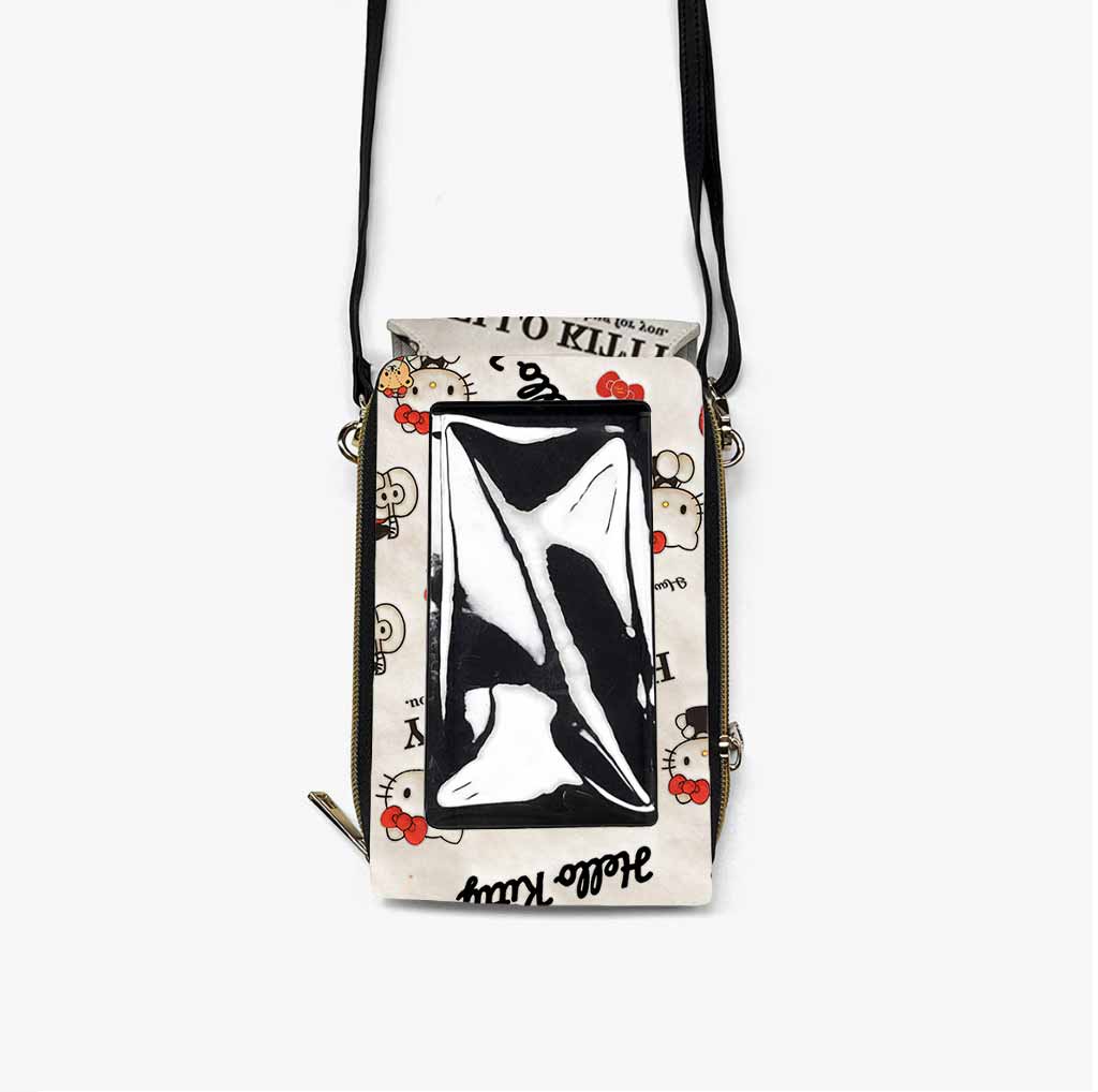 Hello Kitty Fluffy Plush Mobile Phone Chest Bag