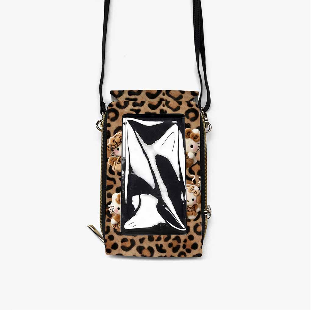 Hello Kitty Leopard Mobile Phone Chest Bag