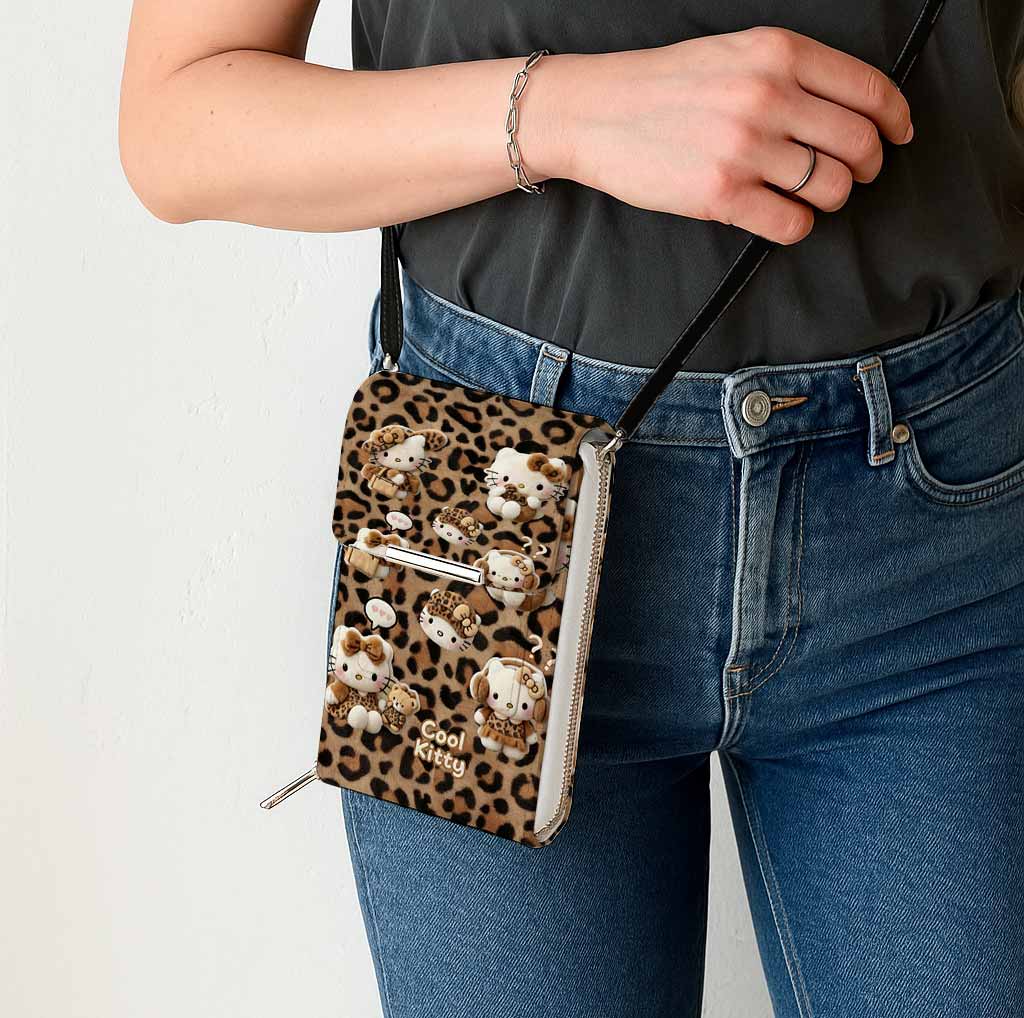 Hello Kitty Leopard Mobile Phone Chest Bag