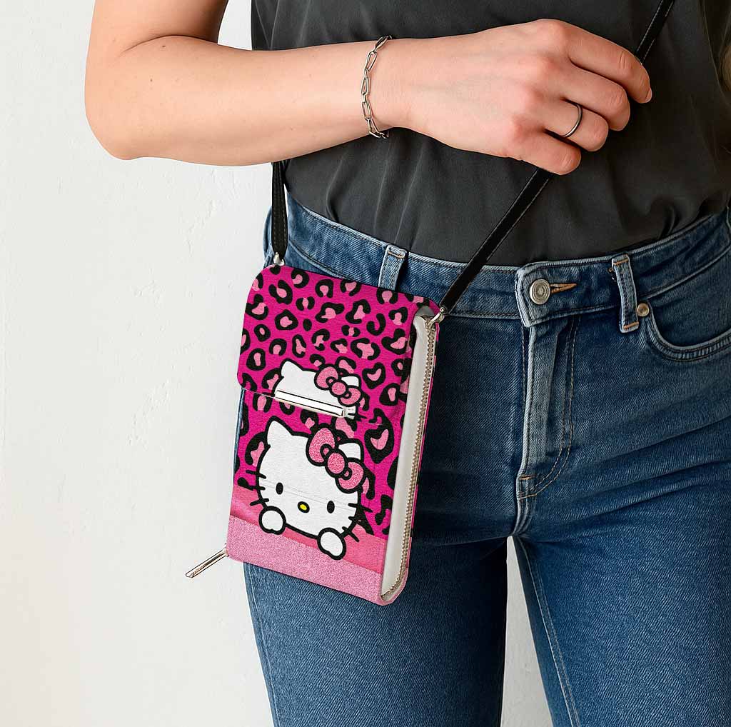 Hello Kitty Pink Bow Mobile Phone Chest Bag