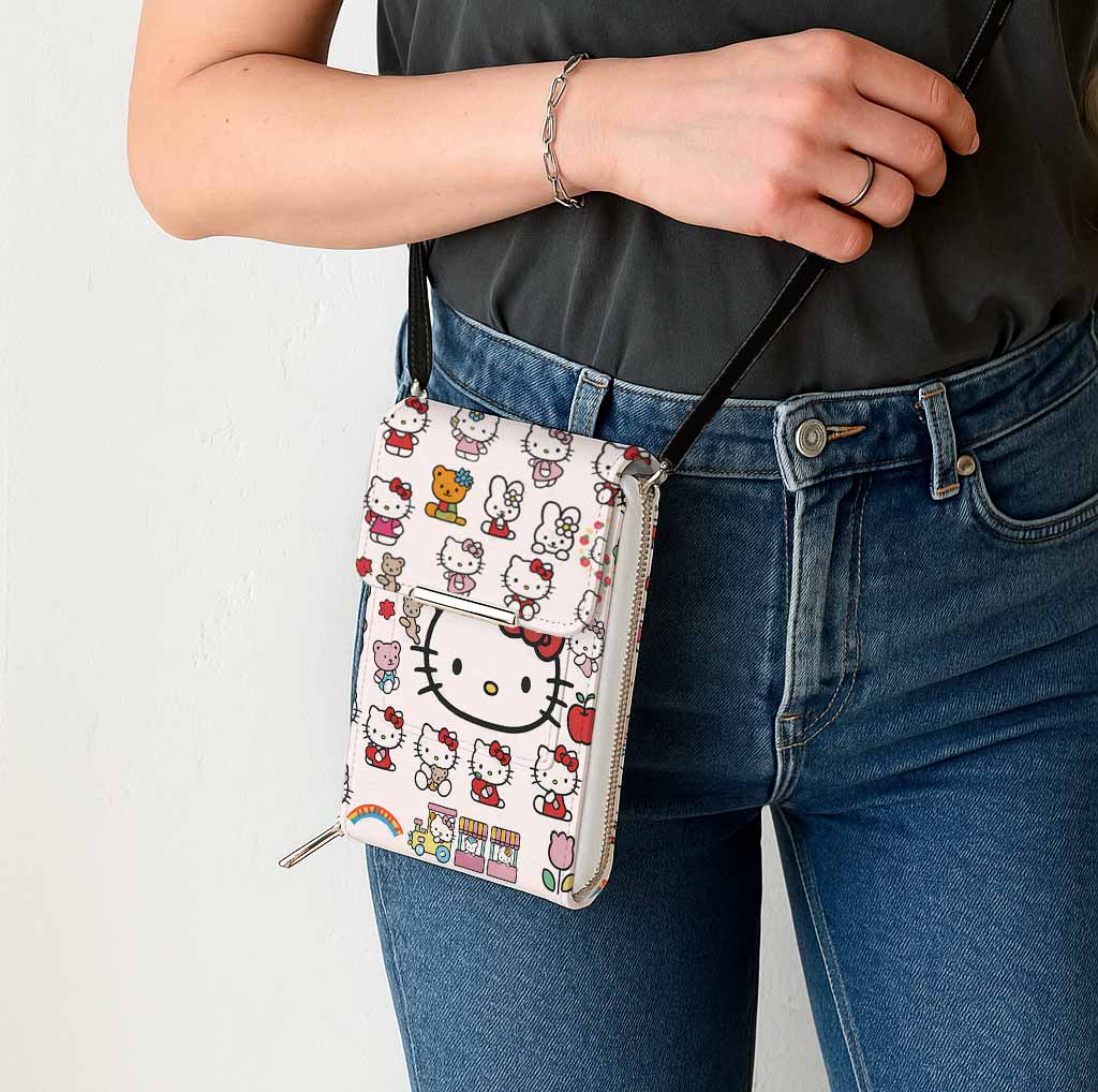 Hello Kitty Cute Pink Mobile Phone Chest Bag