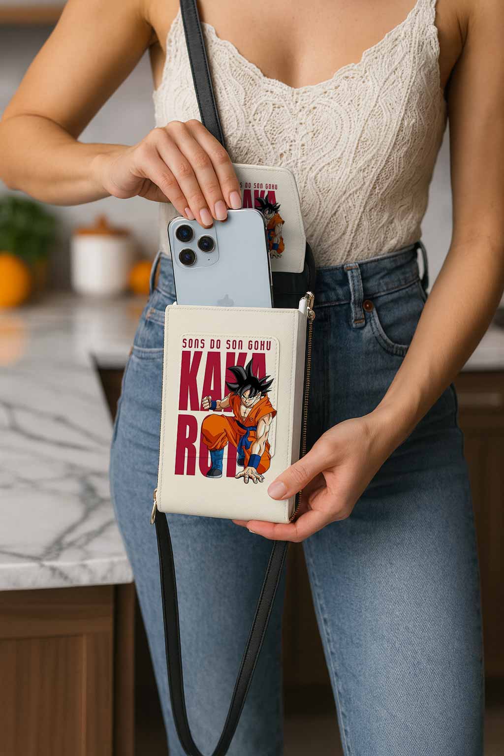 Sons Do Son Goku Mobile Phone Chest Bag