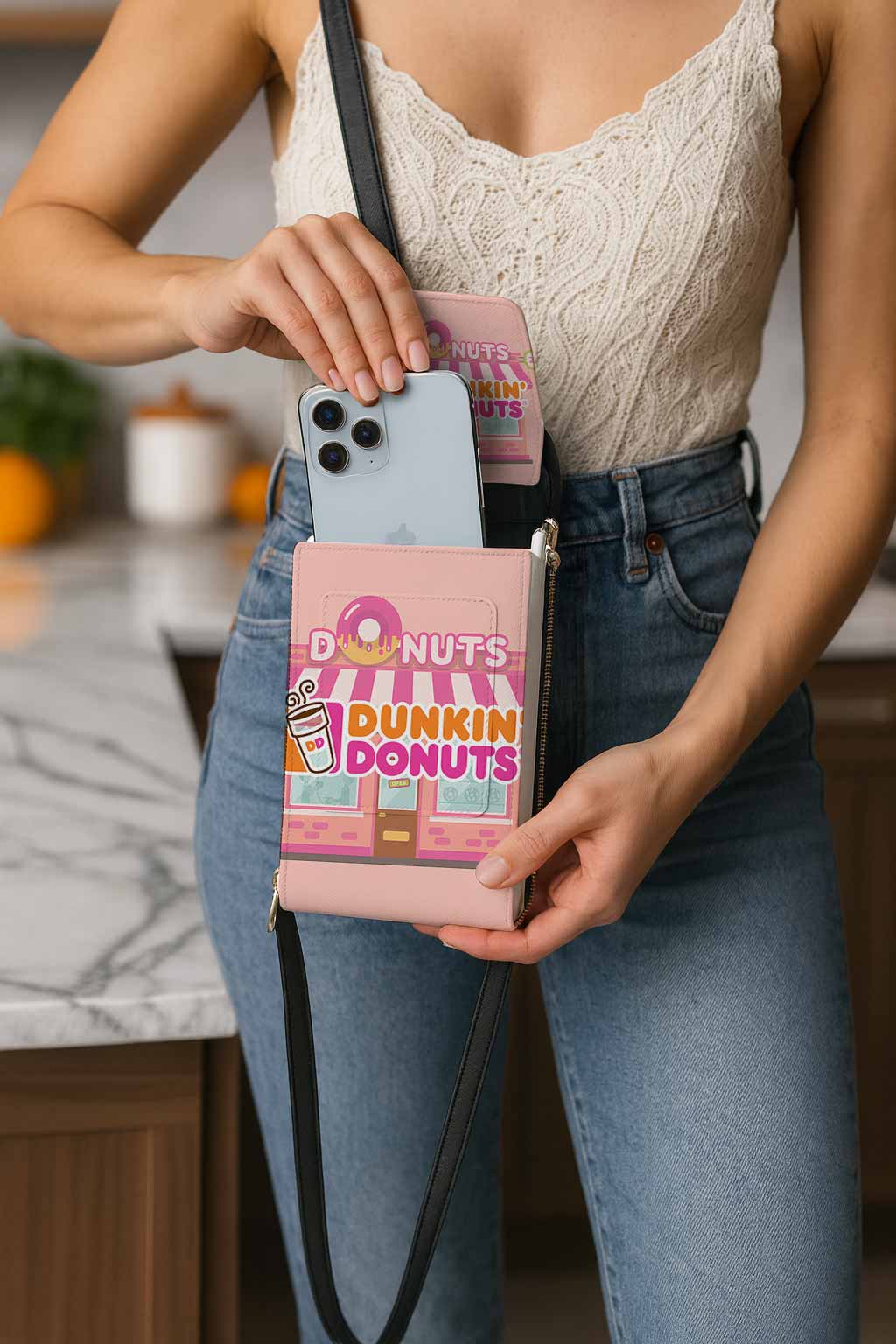Dunkin' Donuts Mobile Phone Chest Bag