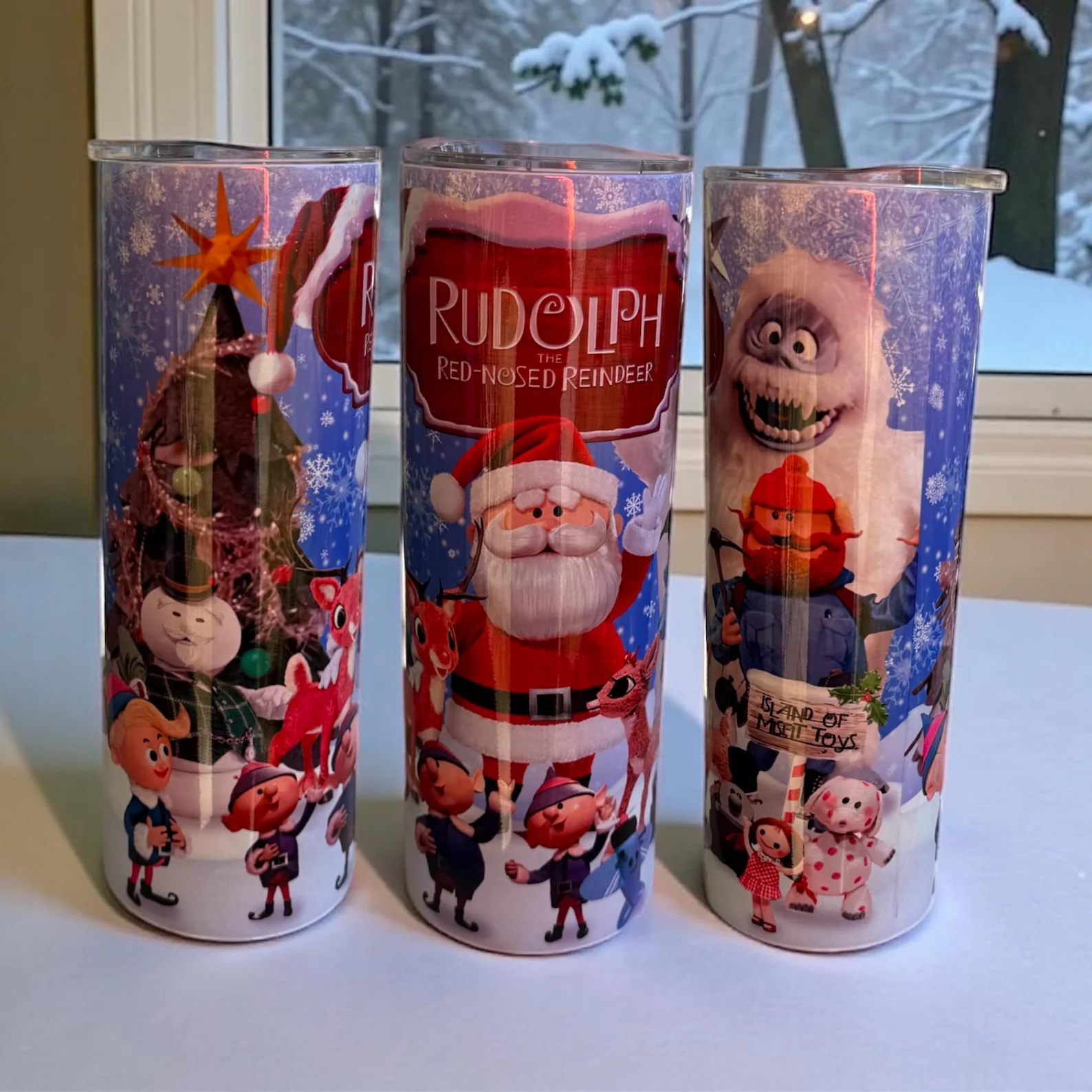 Rudolph Holiday Tumbler
