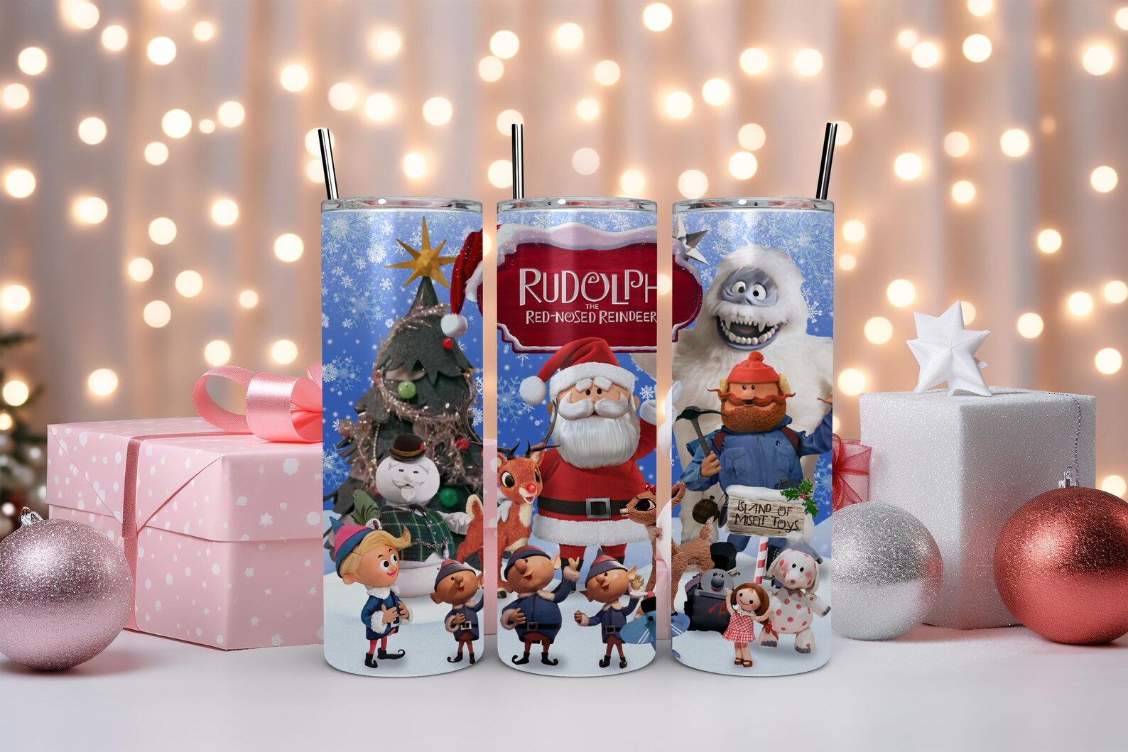 Rudolph Holiday Tumbler