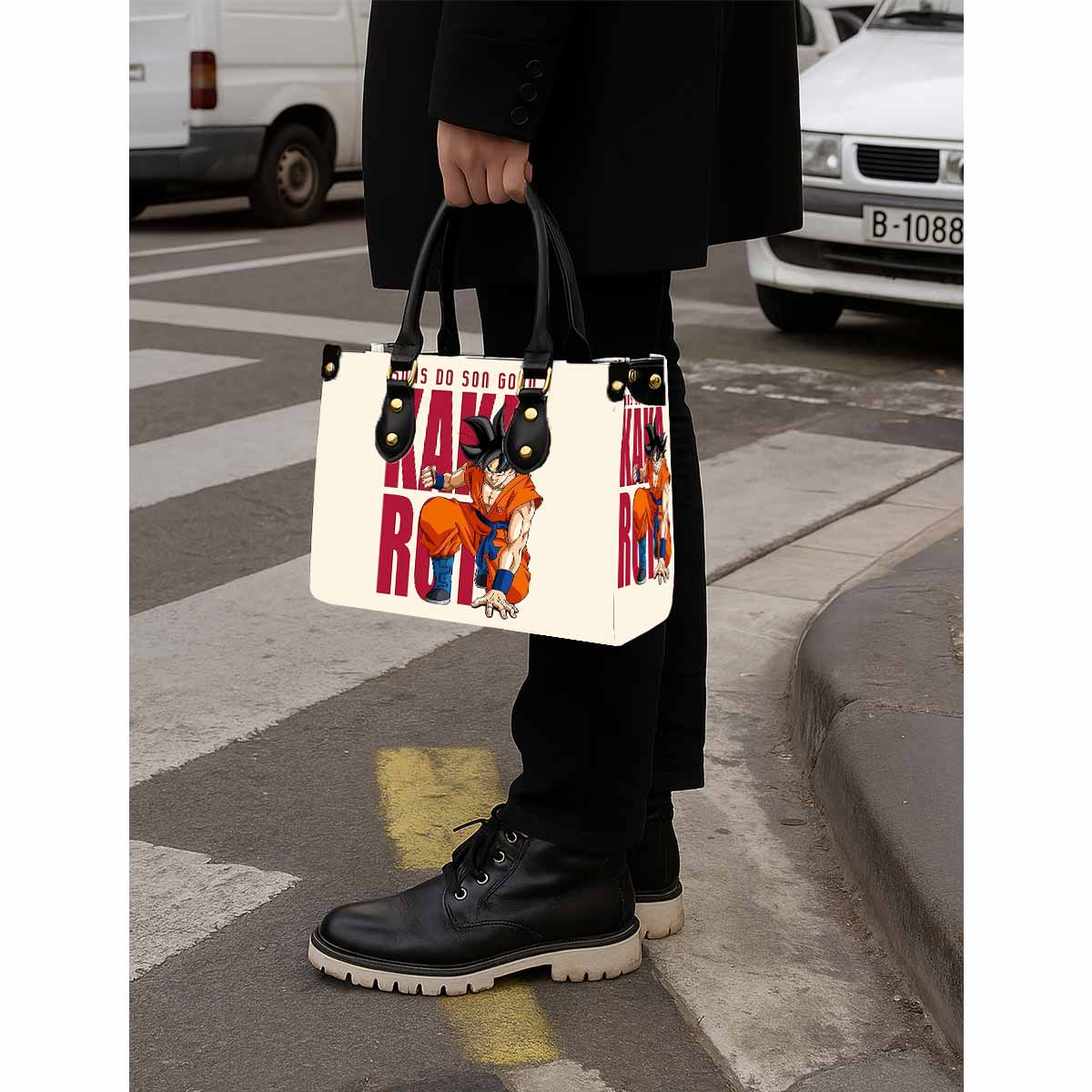 Sons Do Son Goku Women Tote Bag with Black Handles