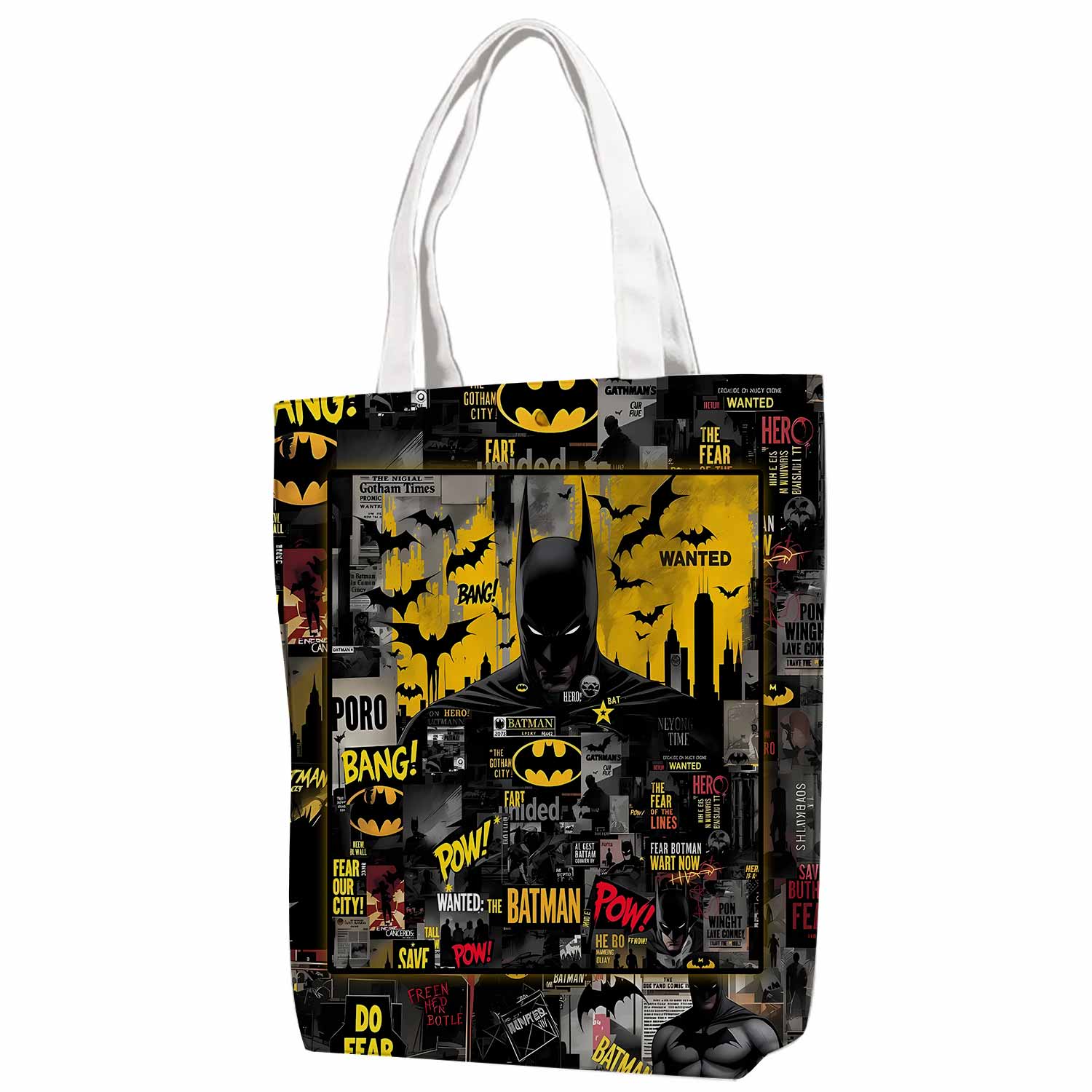 Batman Canvas Bag with Shoulder Strap