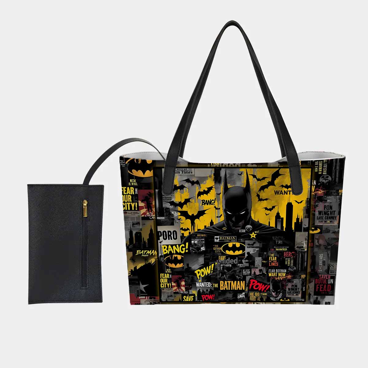 Batman Hand Bag and Mini Purse Set