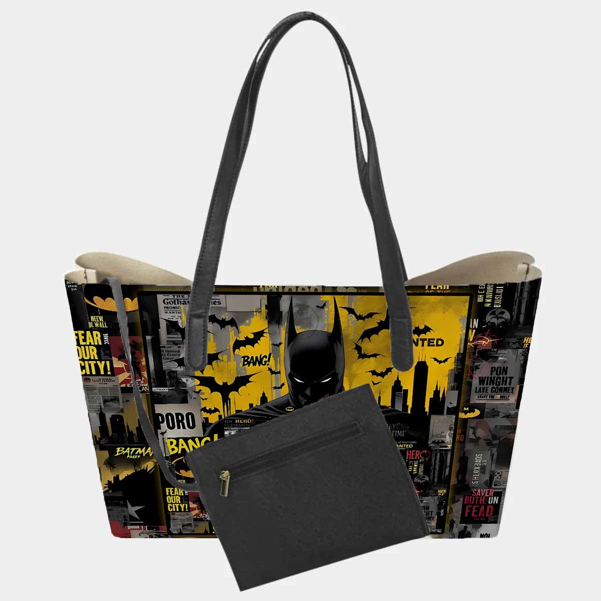 Batman Hand Bag and Mini Purse Set