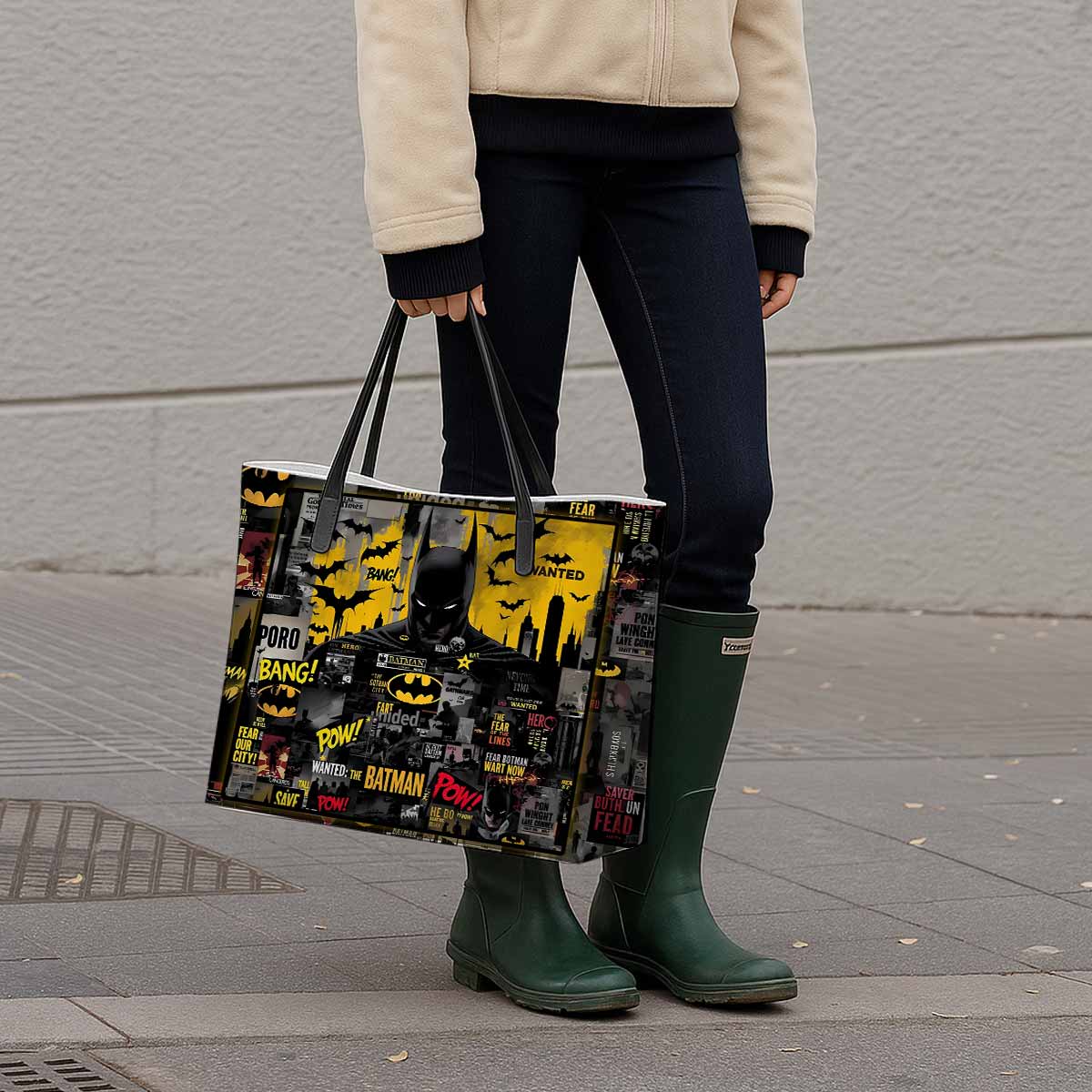 Batman Hand Bag and Mini Purse Set