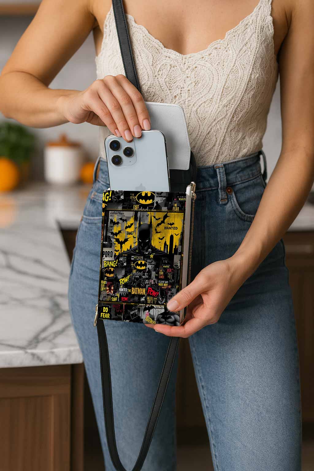 Batman Mobile Phone Chest Bag