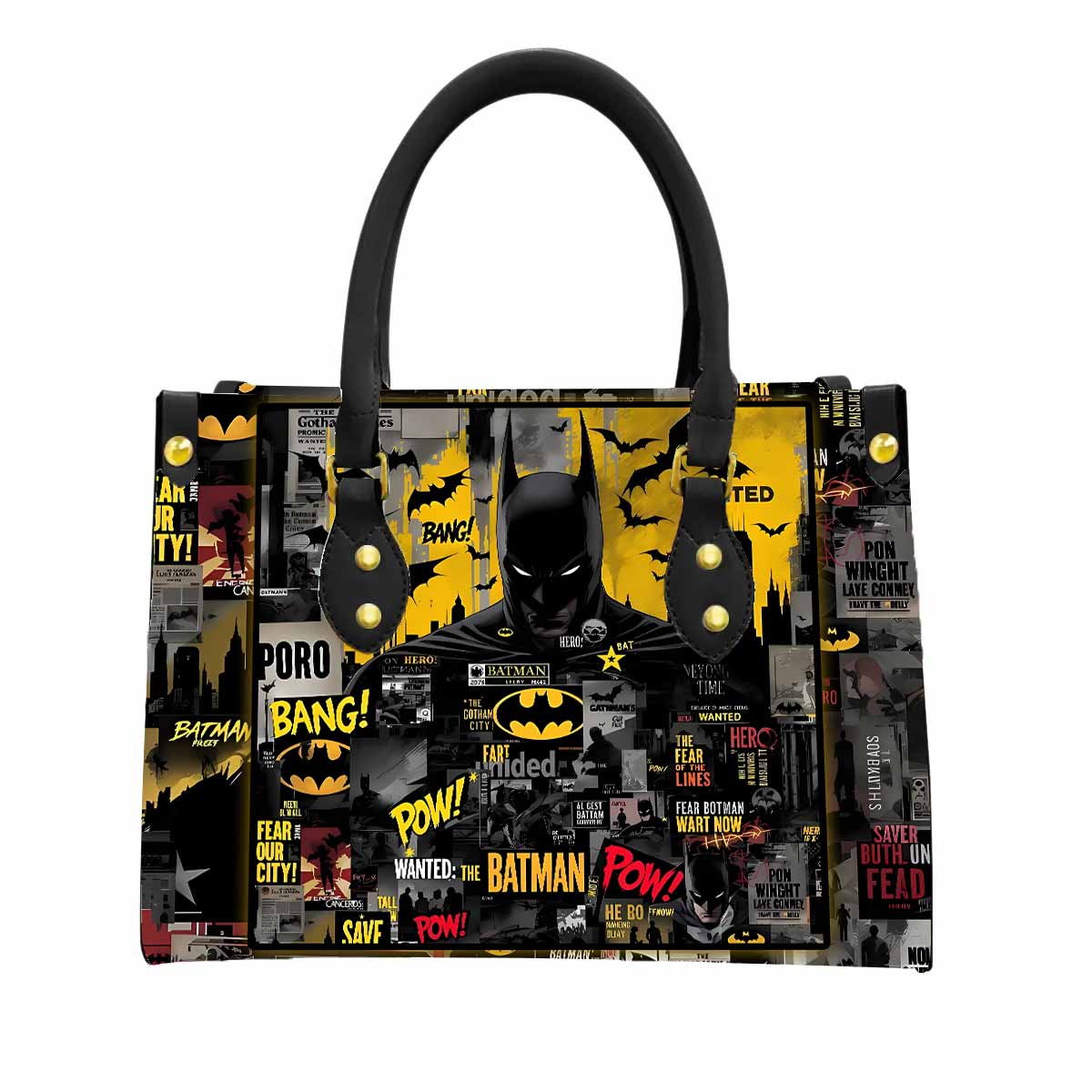 Batman Women Tote Bag with Black Handles
