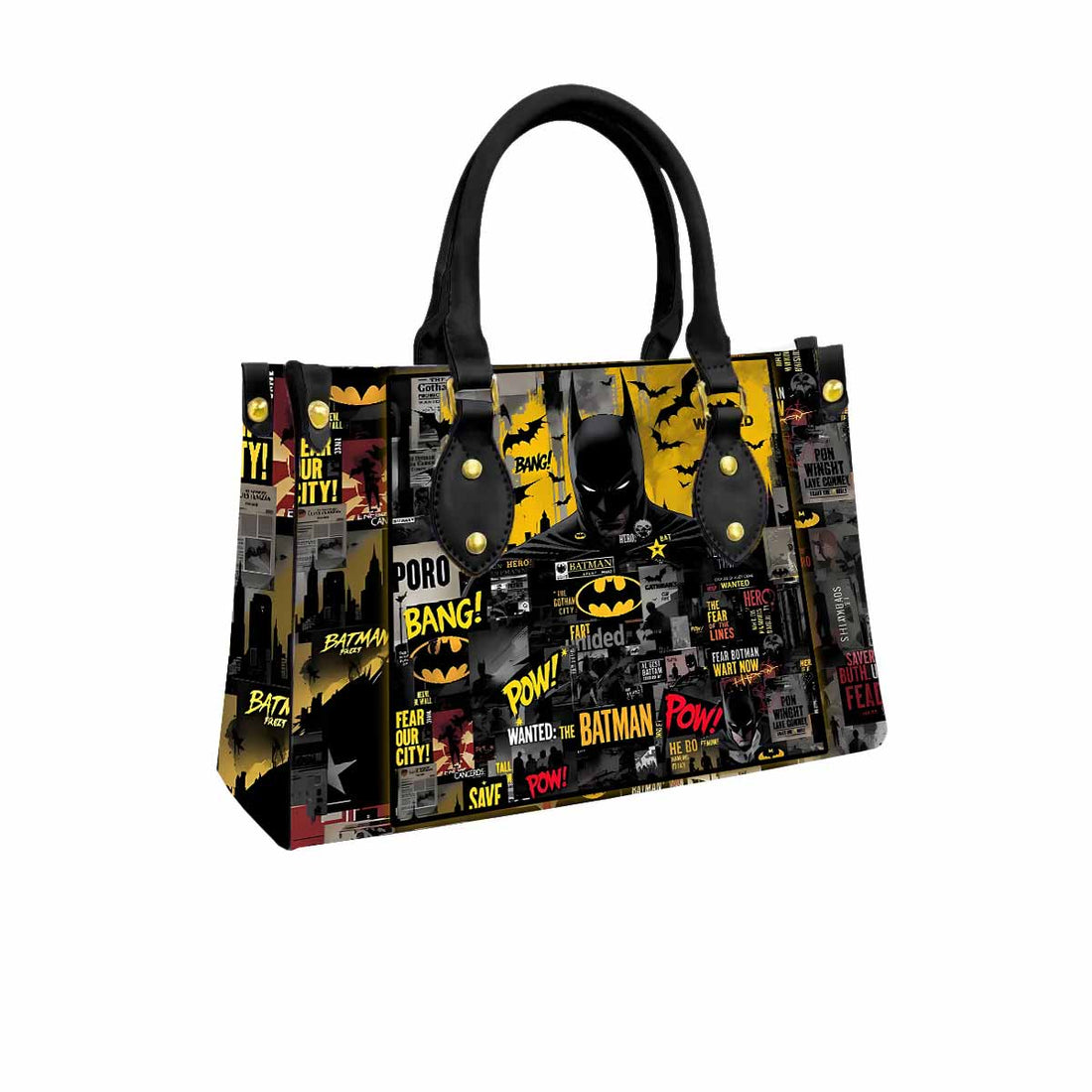 Batman Women Tote Bag with Black Handles