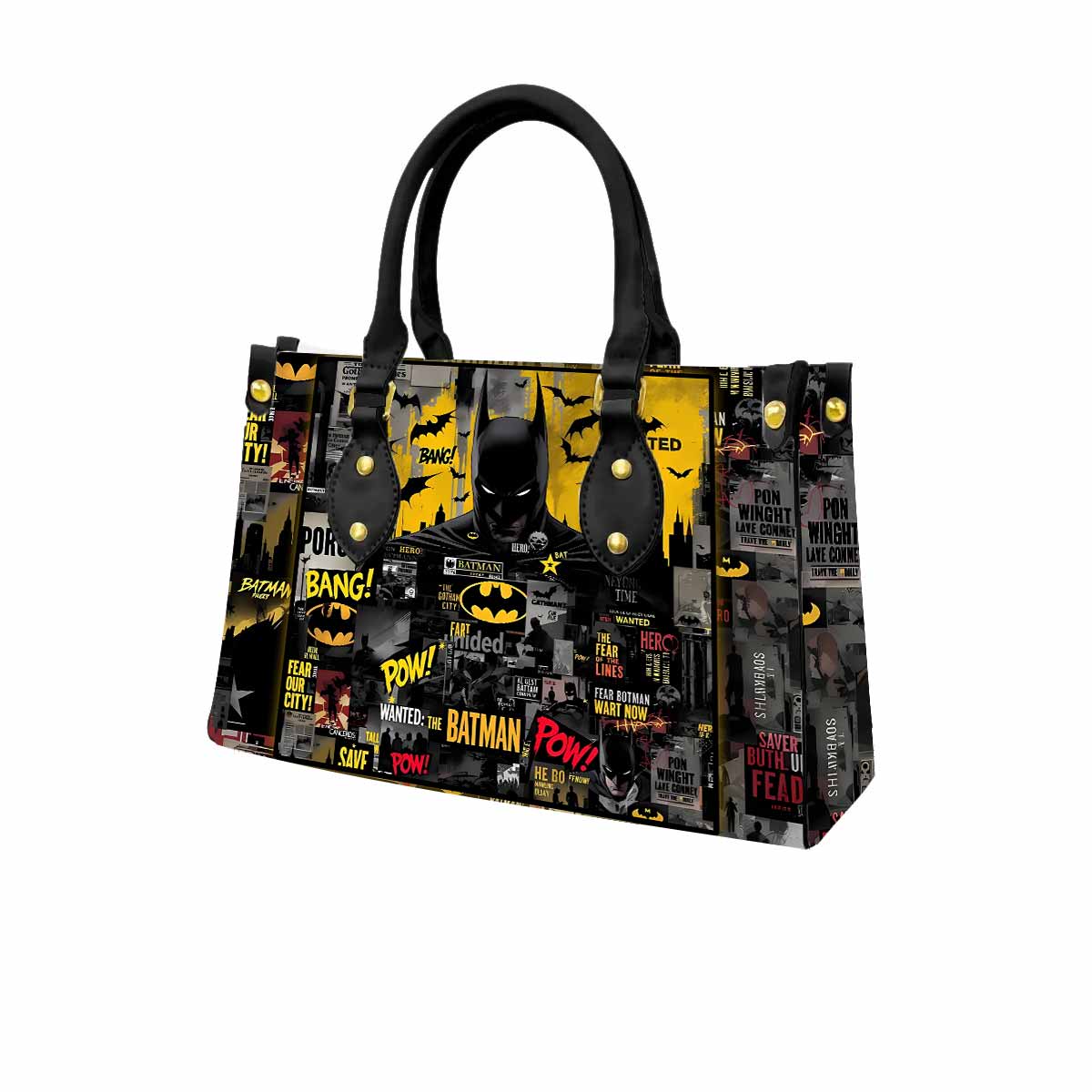 Batman Women Tote Bag with Black Handles