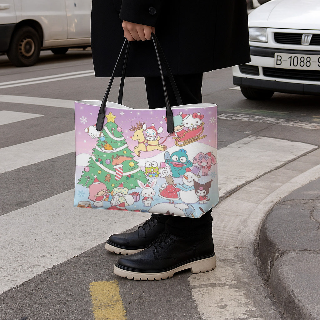 Christmas Hello Kitty Hand Bag and Mini Purse Set - Image 4