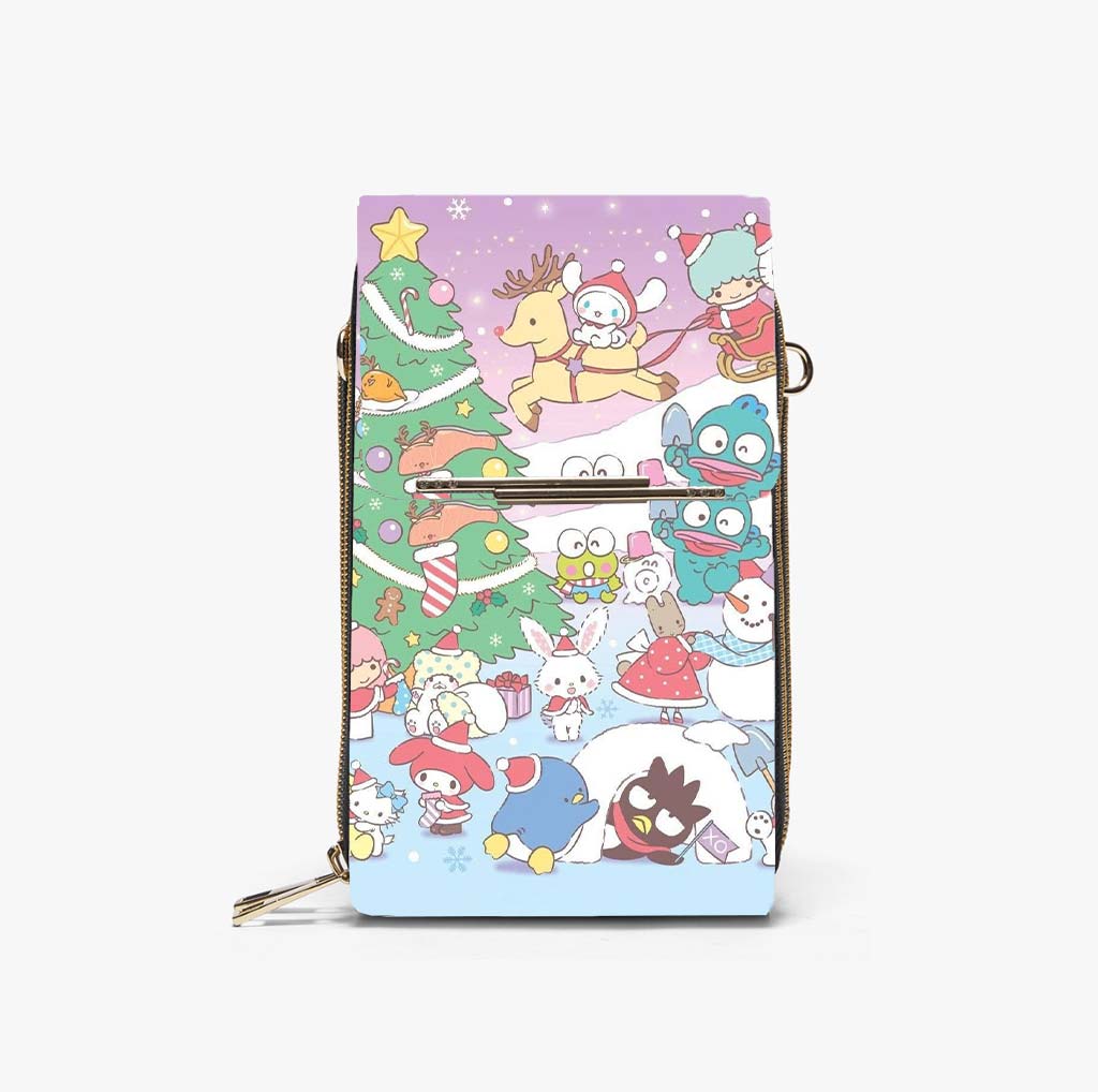 Christmas Hello Kitty Mobile Phone Chest Bag - Image 1