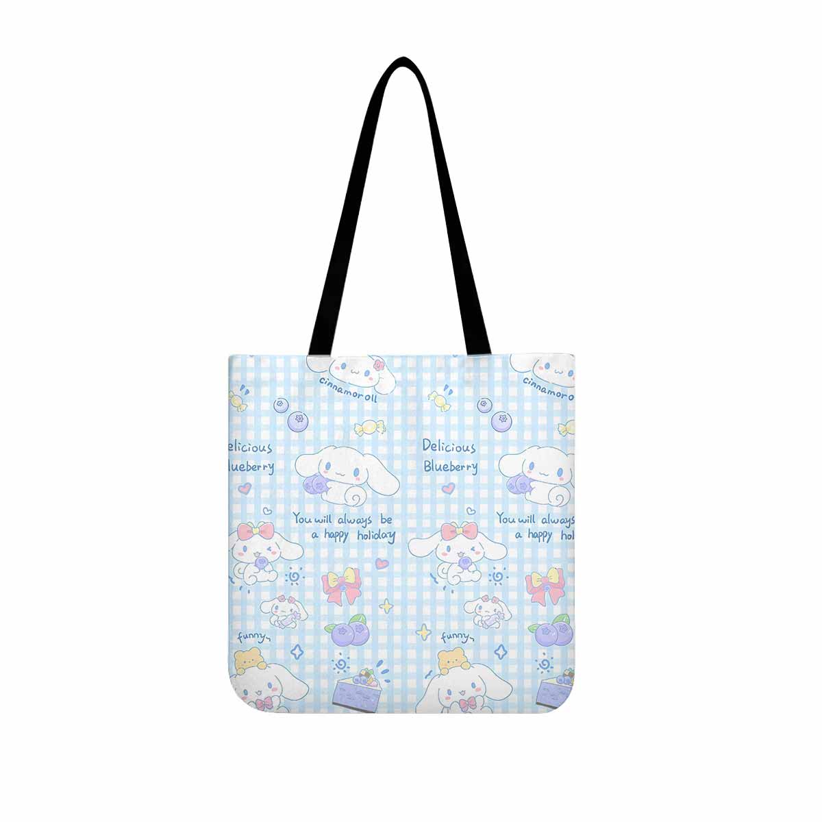 Cinnamoroll Blueberry Canvas Tote Bag