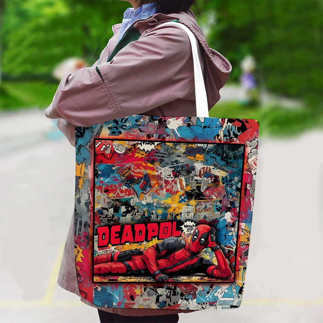 Deadpool Canvas Bag with Shoulder Strap