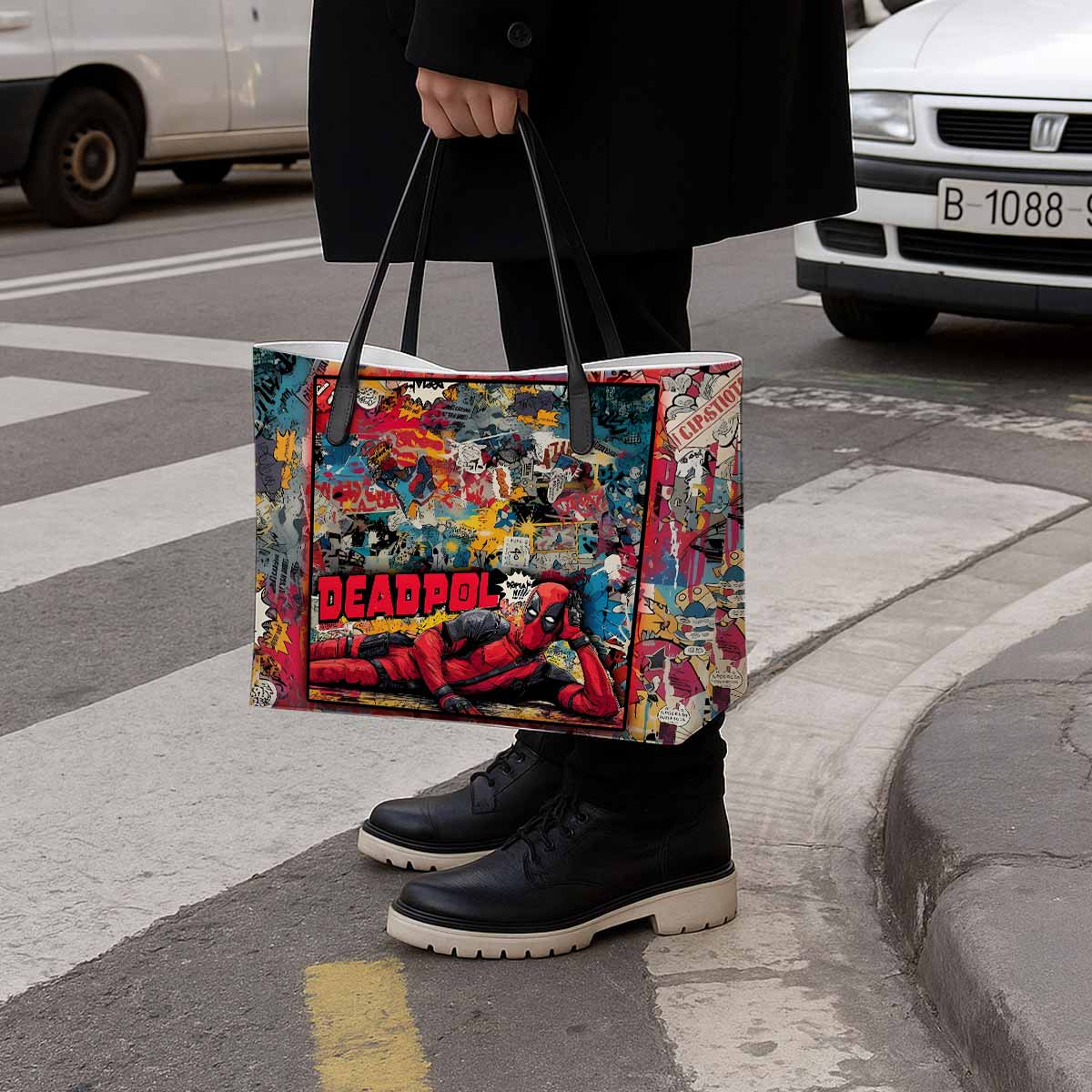 Deadpool Hand Bag and Mini Purse Set