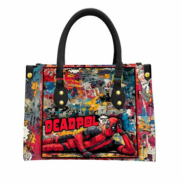 Deadpool Women Tote Bag with Black Handles