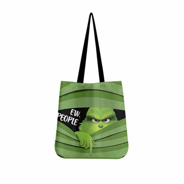 Ew People Grinch Canvas Tote Bag