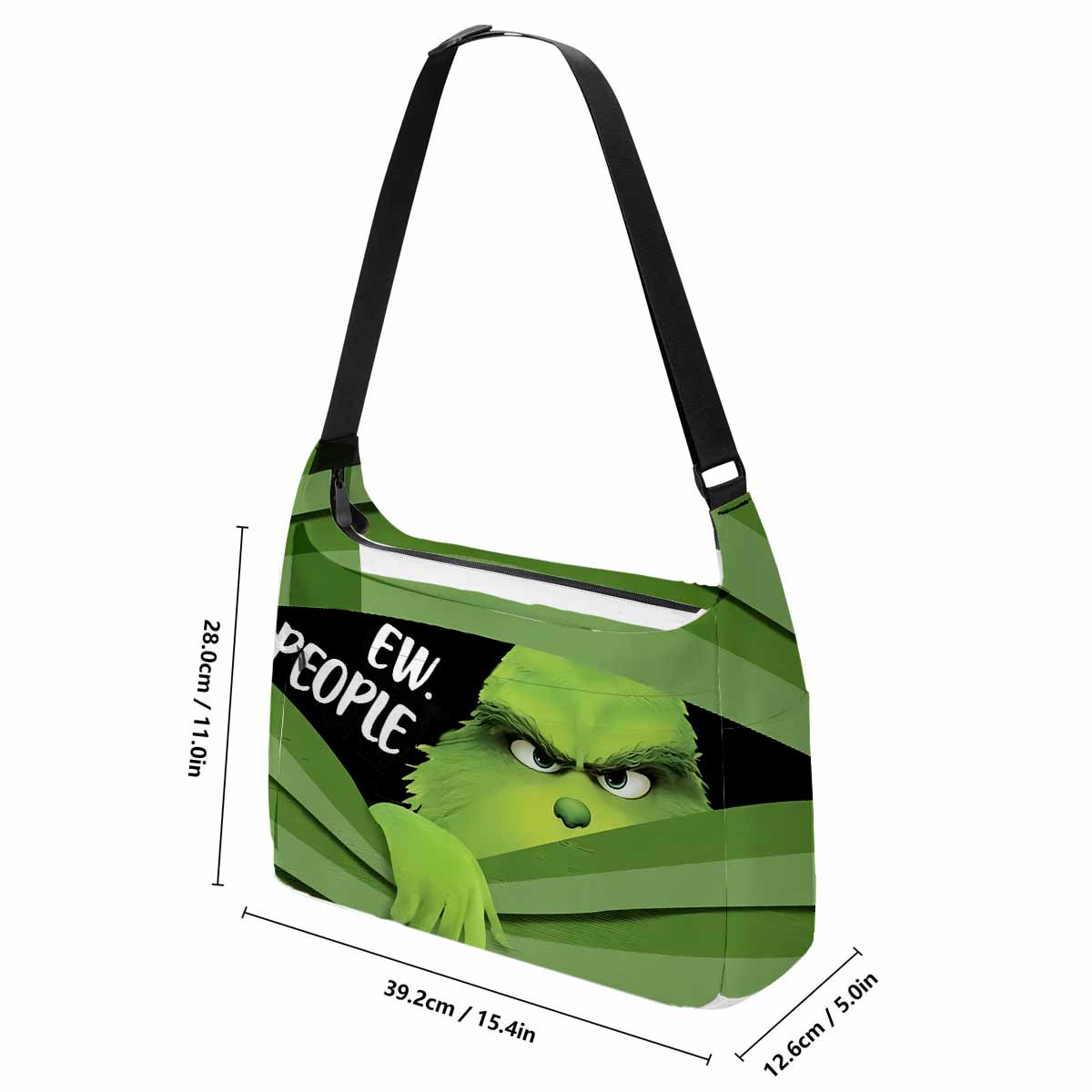 Ew People Grinch Messenger Bag
