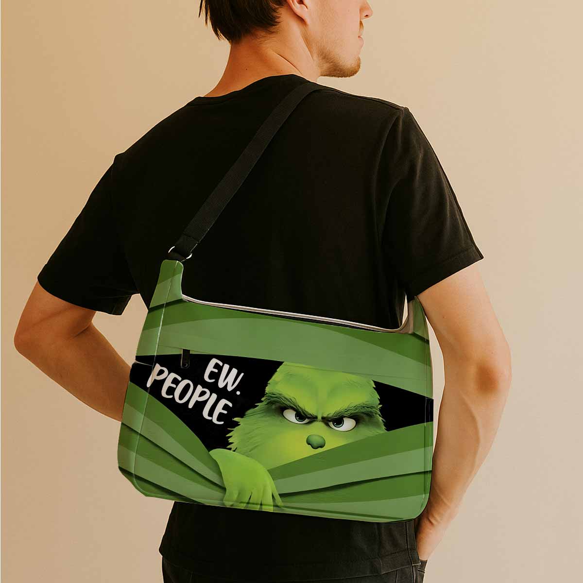 Ew People Grinch Messenger Bag
