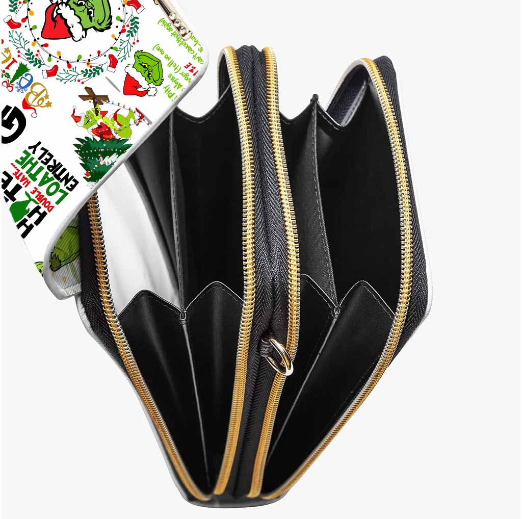 Grinch Hate Loathe Entirely Mobile Phone Chest Bag