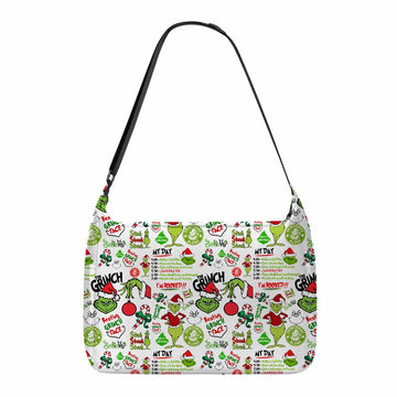 Grinch My Day I'm Booked Messenger Bag