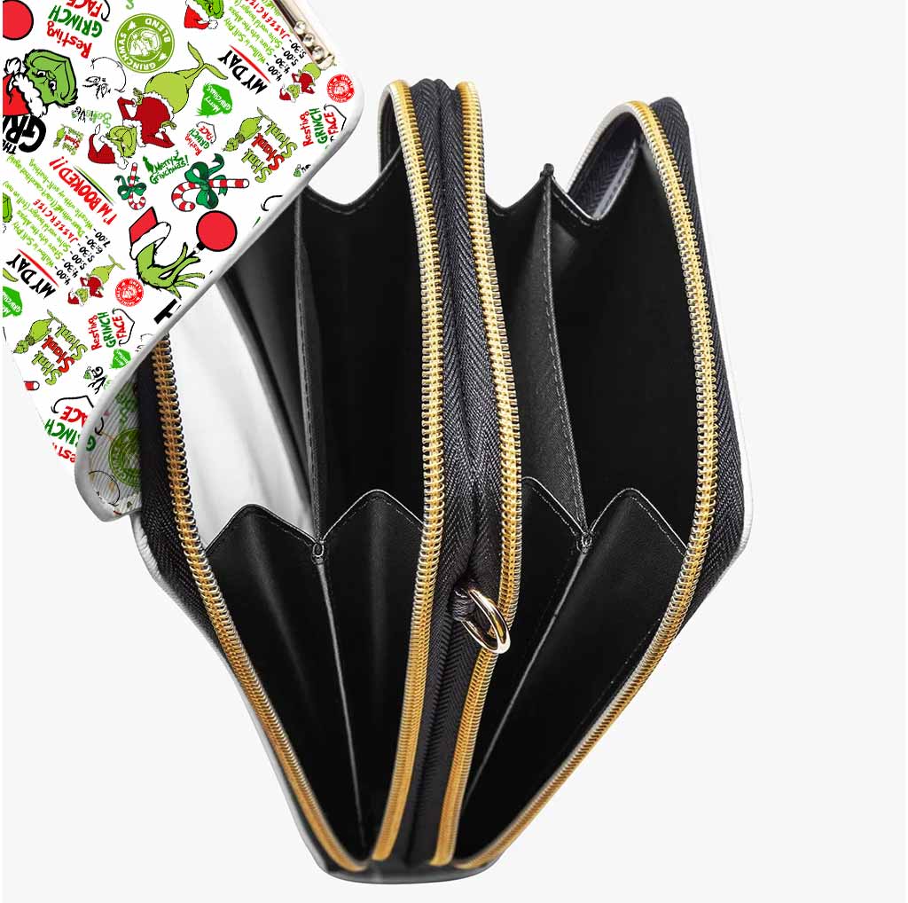 Grinch My Day I'm Booked Mobile Phone Chest Bag