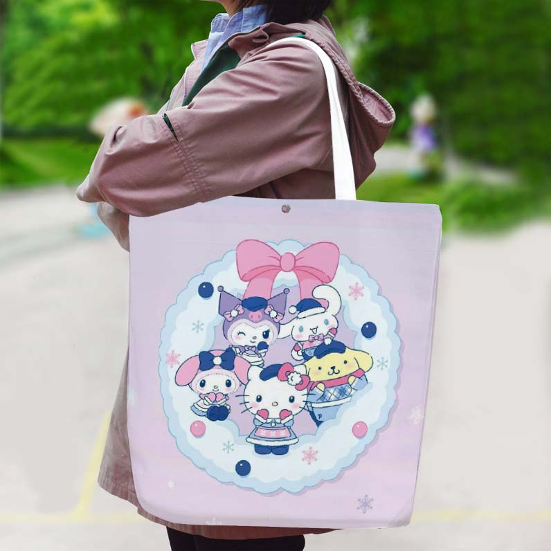 Hello Kitty Friends Canvas Bag with Shoulder Strap - Image 1