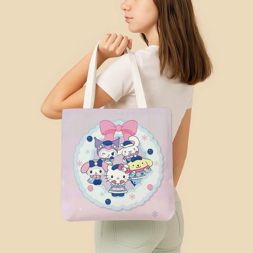 Hello Kitty Friends Canvas Bag with Shoulder Strap - Image 5