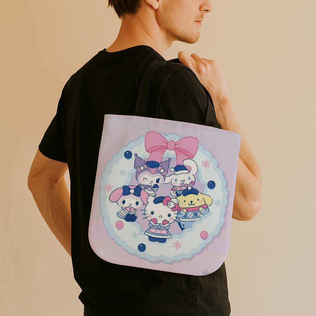 Hello Kitty Friends Canvas Tote Bag - Image 4