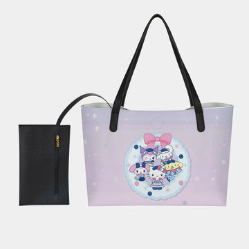 Hello Kitty Friends Hand Bag and Mini Purse Set - Image 1