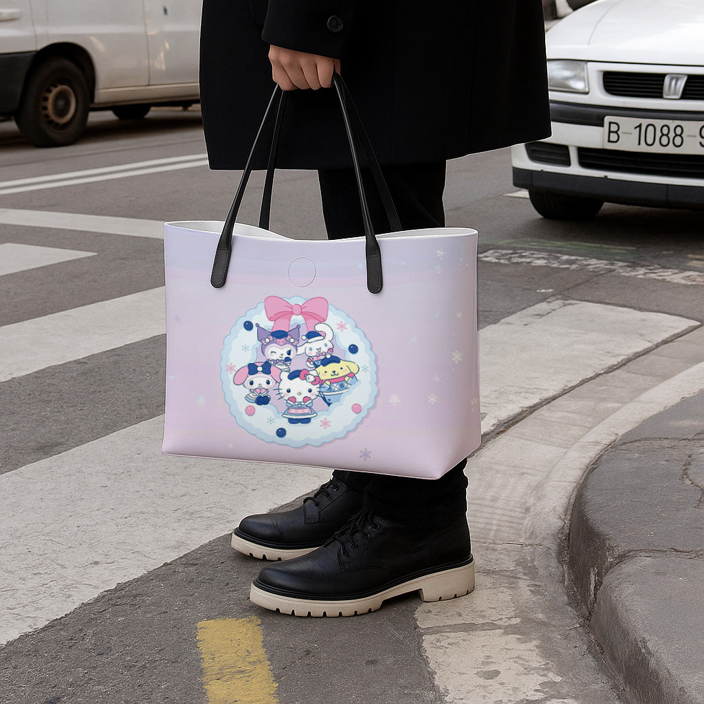 Hello Kitty Friends Hand Bag and Mini Purse Set - Image 4