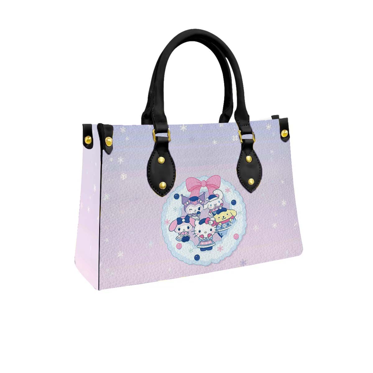 Hello Kitty Friends Women Tote Bag with Black Handles - Image 2