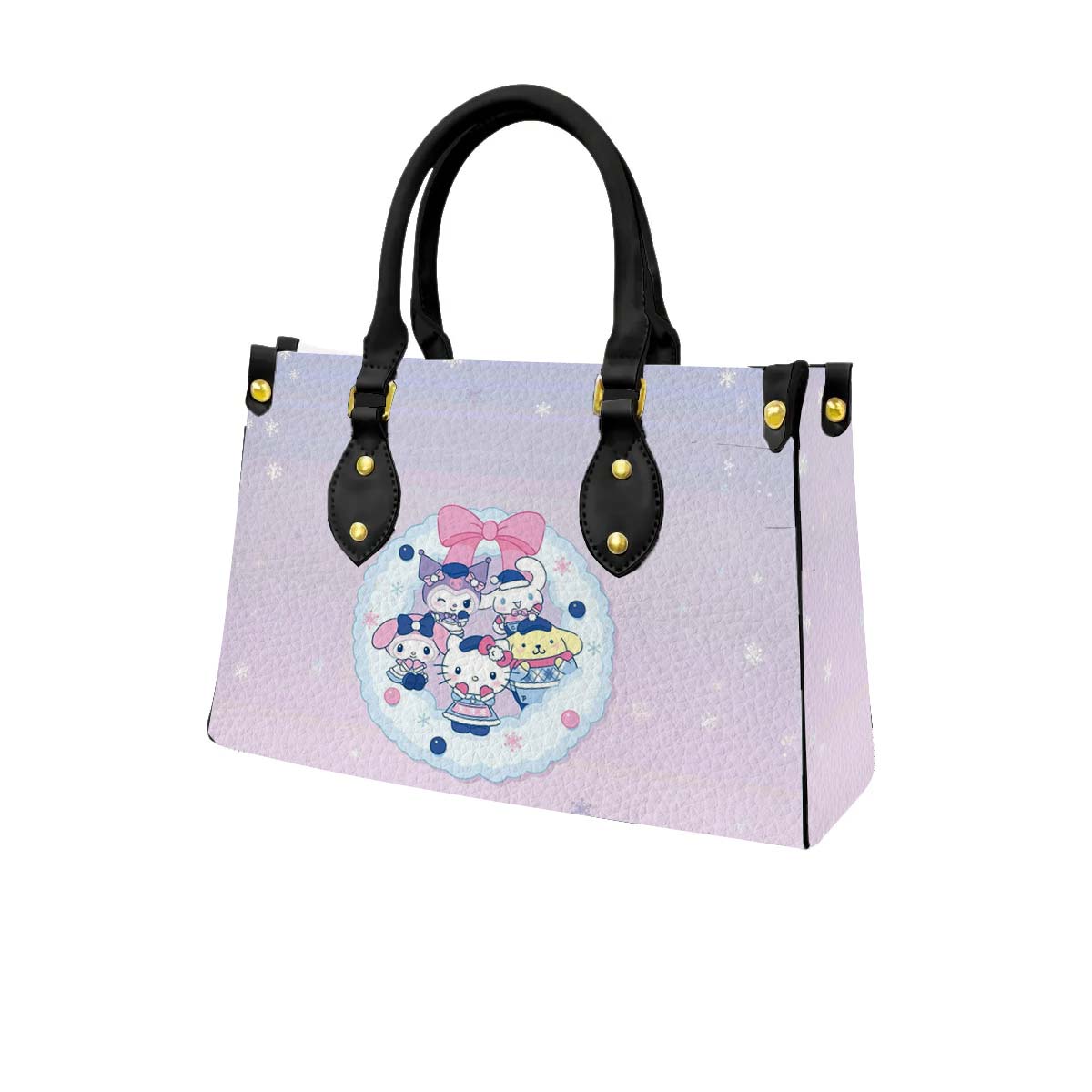 Hello Kitty Friends Women Tote Bag with Black Handles - Image 3